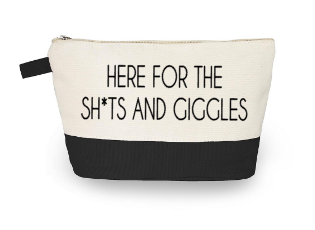 Here for the Giggles Diaper/Makeup Clutch