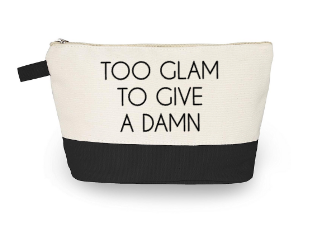Too Glam To Give a Damn Diaper/Makeup Clutch