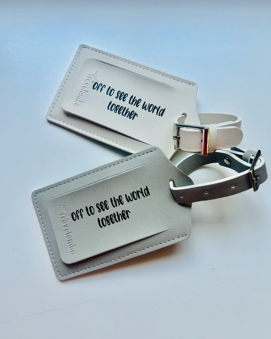 Mr & Mrs Luggage Tag Set